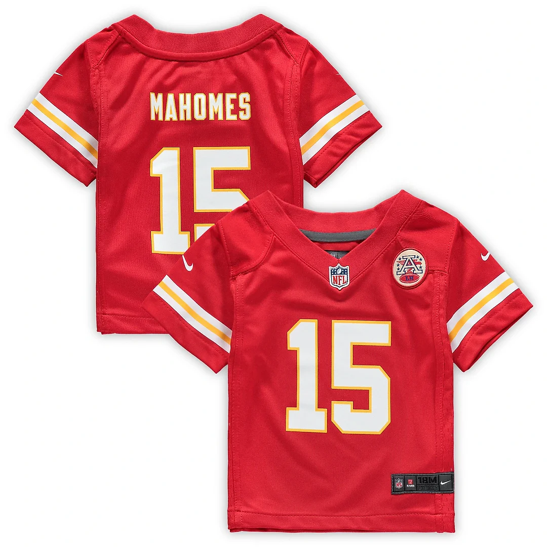 Zennovawear Patrick Mahomes Kansas City Chiefs Infant Team Player Game Jersey - Red