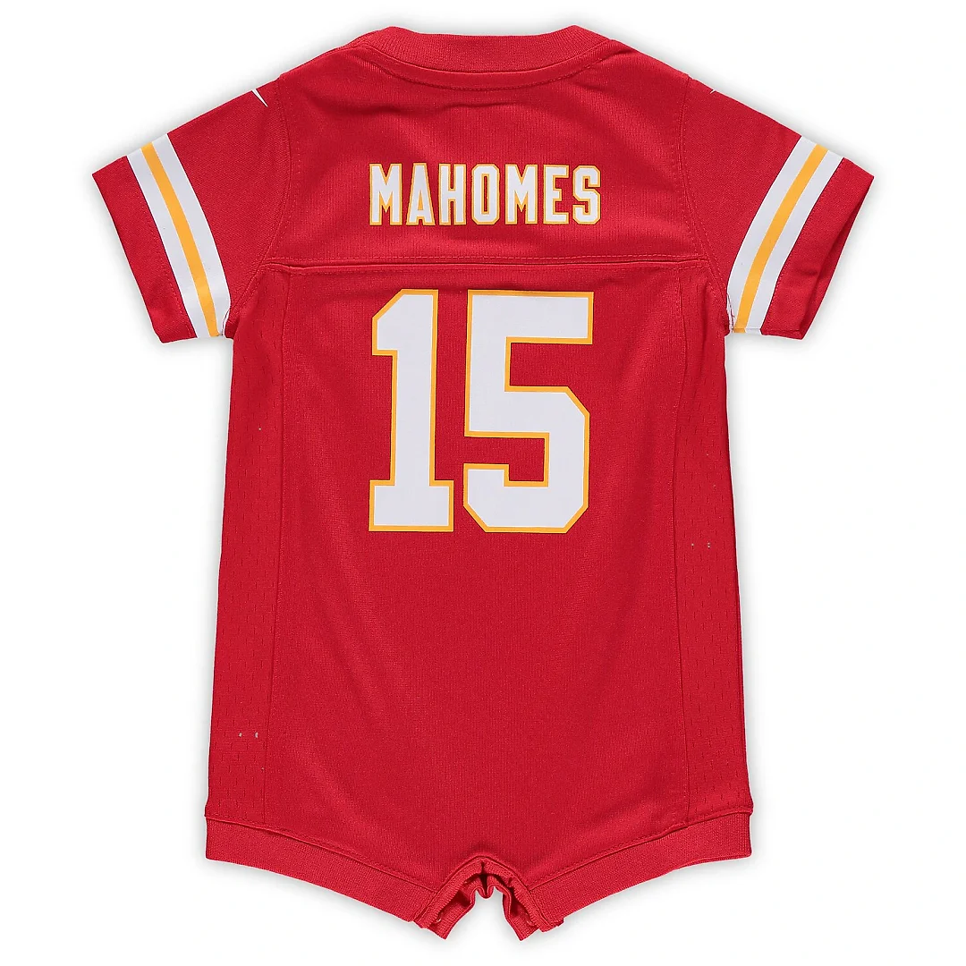 Zennovawear Patrick Mahomes Kansas City Chiefs Infant Romper Jersey - Red