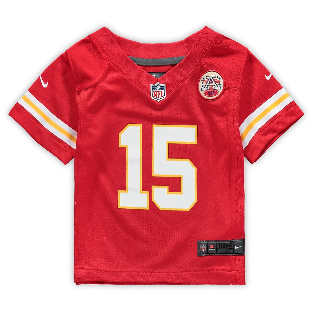 Zennovawear Patrick Mahomes Kansas City Chiefs Infant Team Player Game Jersey - Red