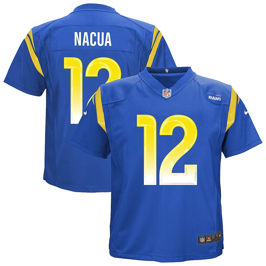 Zennovawear Puka Nacua Los Angeles Rams Infant Game Jersey - Royal