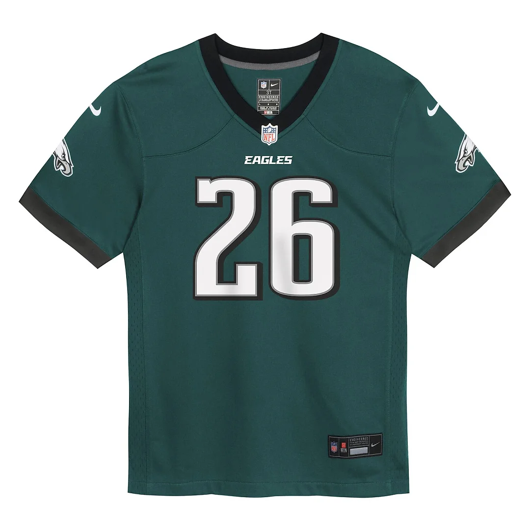 Zennovawear Saquon Barkley Philadelphia Eagles Infant Team Player Game Jersey - Midnight Green
