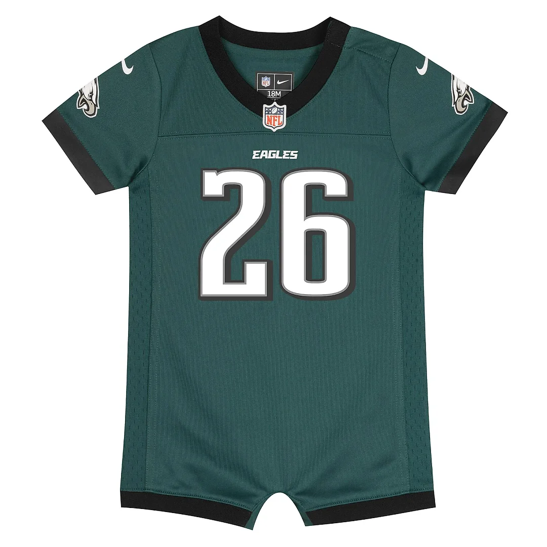 Zennovawear Saquon Barkley Philadelphia Eagles Infant Romper Jersey - Midnight Green