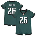 Zennovawear Saquon Barkley Philadelphia Eagles Infant Romper Jersey - Midnight Green