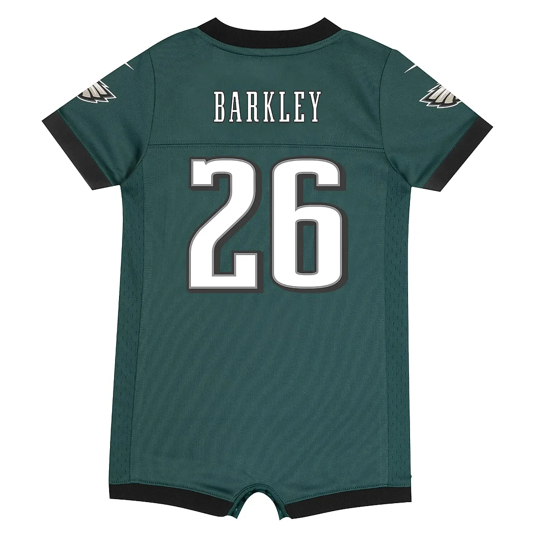 Zennovawear Saquon Barkley Philadelphia Eagles Infant Romper Jersey - Midnight Green