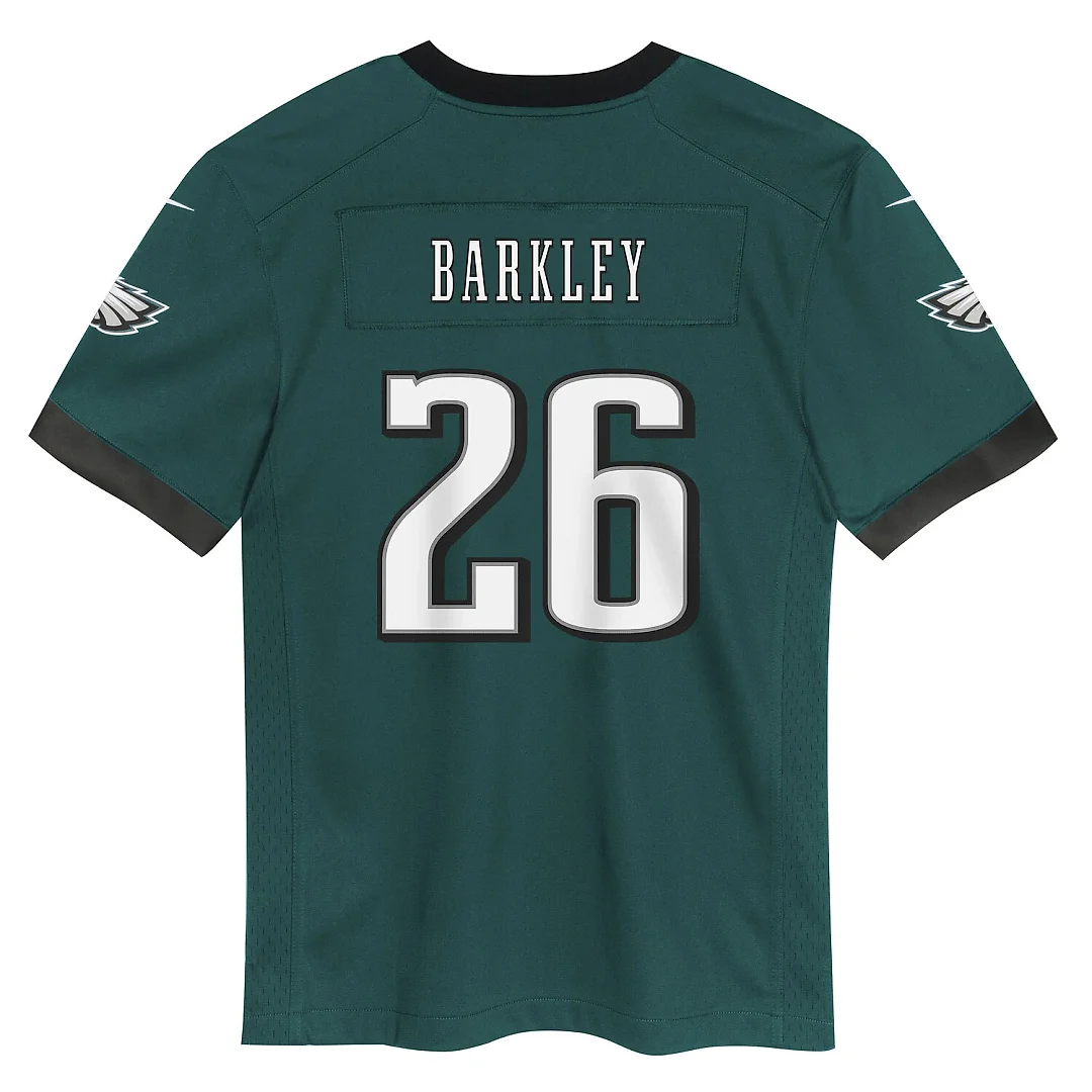 Zennovawear Saquon Barkley Philadelphia Eagles Infant Team Player Game Jersey - Midnight Green