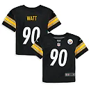 Zennovawear T.J. Watt Pittsburgh Steelers Infant Team Player Game Jersey - Black