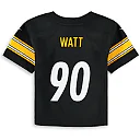Zennovawear T.J. Watt Pittsburgh Steelers Infant Team Player Game Jersey - Black