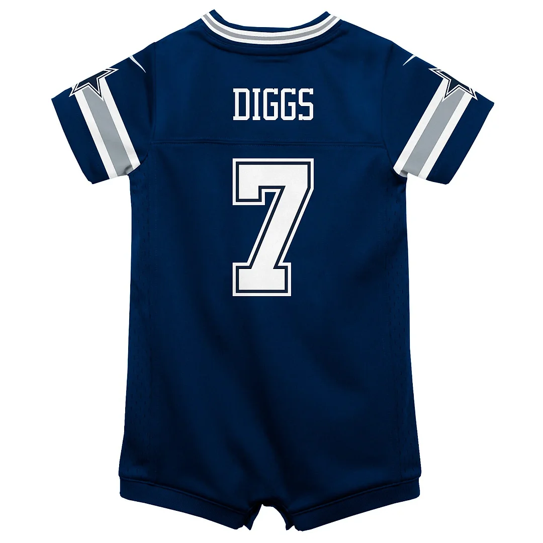 Zennovawear Trevon Diggs Dallas Cowboys Infant Game Romper Jersey - Navy