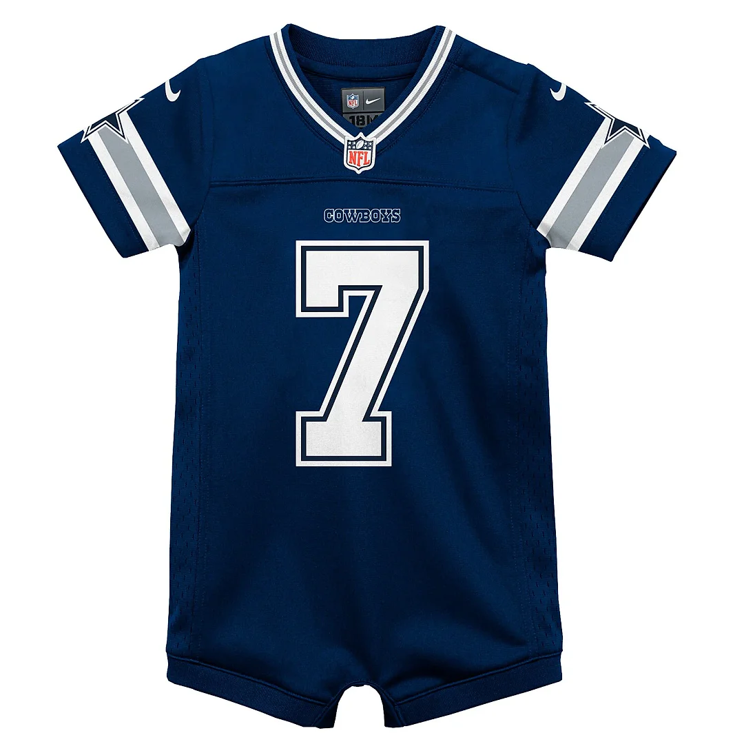 Zennovawear Trevon Diggs Dallas Cowboys Infant Game Romper Jersey - Navy
