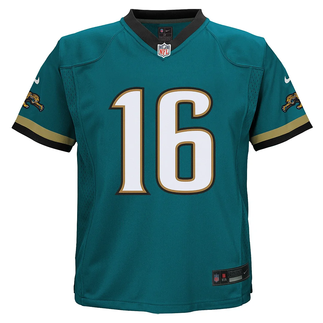 Zennovawear Trevor Lawrence Jacksonville Jaguars Infant Alternate Prowler Throwback Player Game Jersey - Teal