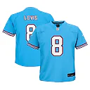 Zennovawear Will Levis Tennessee Titans Infant Alternate Player Game Jersey - Light Blue