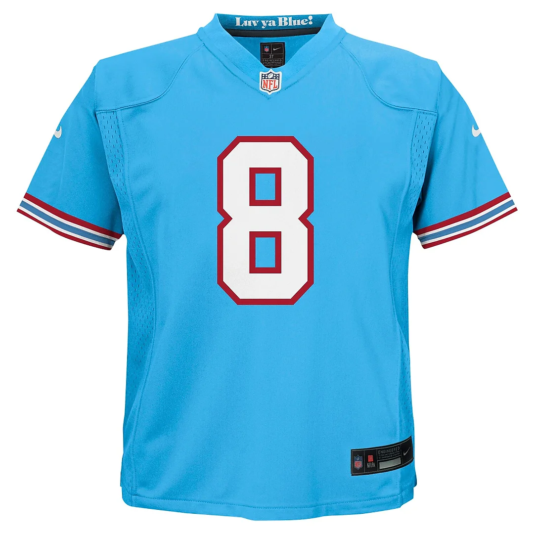 Zennovawear Will Levis Tennessee Titans Infant Alternate Player Game Jersey - Light Blue