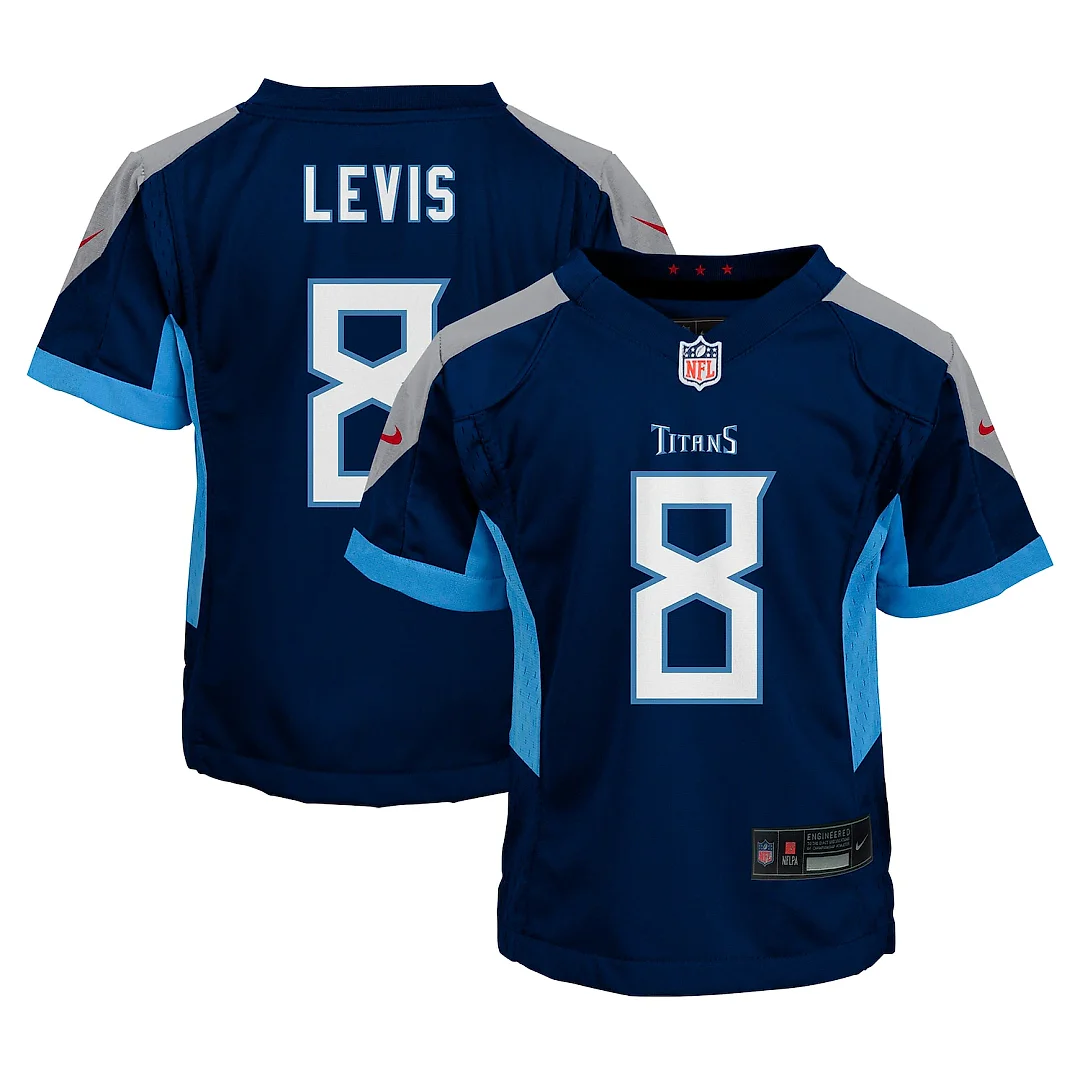 Zennovawear Will Levis Tennessee Titans Infant Team Player Game Jersey - Navy