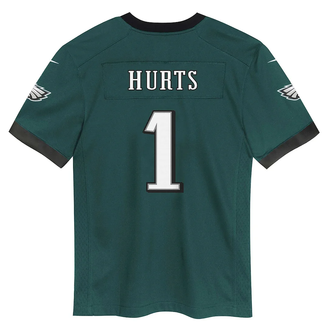 Zennovawear Infant Philadelphia Eagles Jalen Hurts Midnight Green Game Jersey