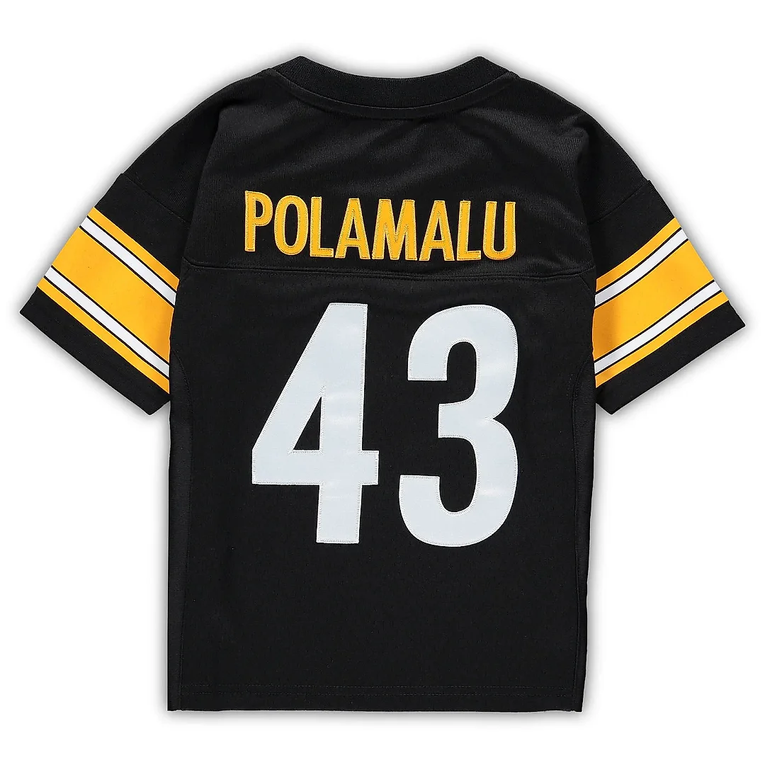 Zennovawear Infant Pittsburgh Steelers Troy Polamalu Mitchell & Ness Black 2005 Retired Legacy Jersey