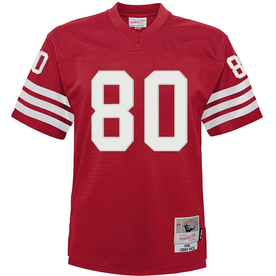 Zennovawear Infant San Francisco 49ers Jerry Rice Mitchell & Ness Scarlet 1990 Retired Legacy Jersey