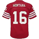 Zennovawear Infant San Francisco 49ers Joe Montana Mitchell & Ness Scarlet 1990 Retired Legacy Jersey