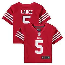 Zennovawear Infant San Francisco 49ers Trey Lance Scarlet Player Game Jersey