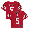 Zennovawear Infant San Francisco 49ers Trey Lance Scarlet Player Game Jersey