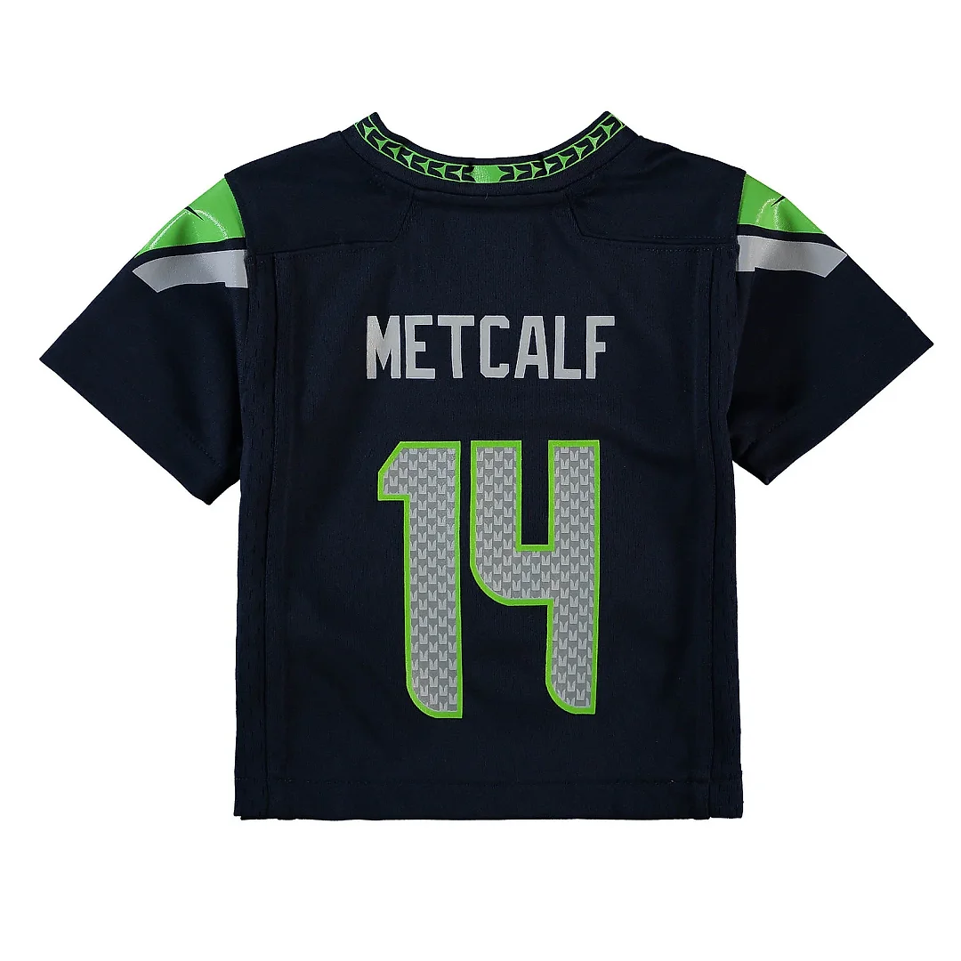 Zennovawear Infant Seattle Seahawks DK Metcalf College Navy Game Jersey