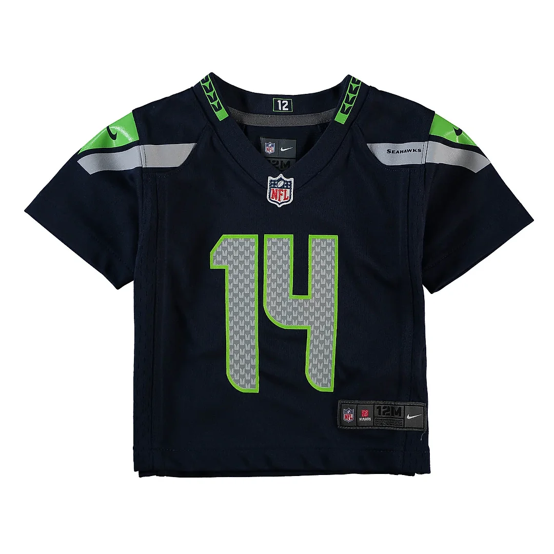 Zennovawear Infant Seattle Seahawks DK Metcalf College Navy Game Jersey