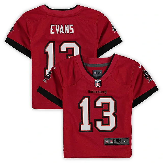 Zennovawear Infant Tampa Bay Buccaneers Mike Evans Red Game Jersey