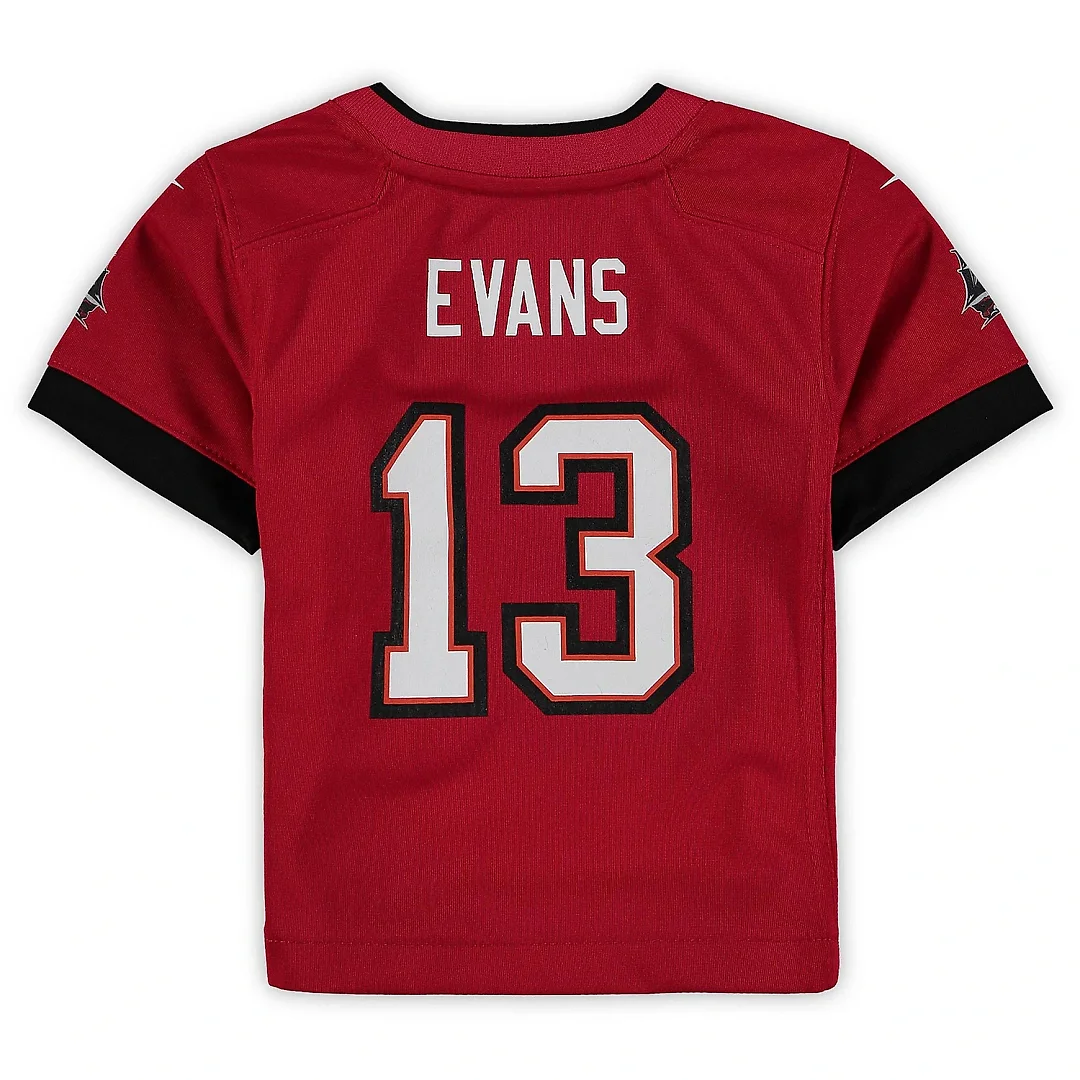 Zennovawear Infant Tampa Bay Buccaneers Mike Evans Red Game Jersey