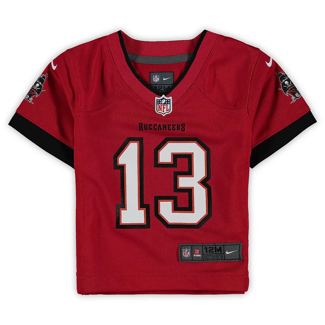 Zennovawear Infant Tampa Bay Buccaneers Mike Evans Red Game Jersey