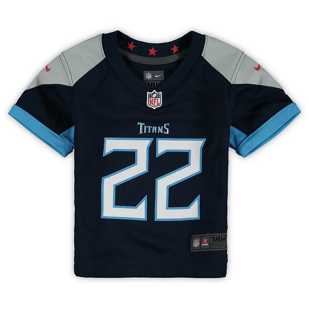 Zennovawear Infant Tennessee Titans Derrick Henry Navy Game Jersey