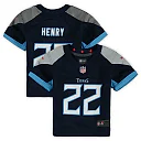 Zennovawear Infant Tennessee Titans Derrick Henry Navy Game Jersey