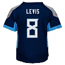 Zennovawear Infant Tennessee Titans Will Levis Navy Game Jersey