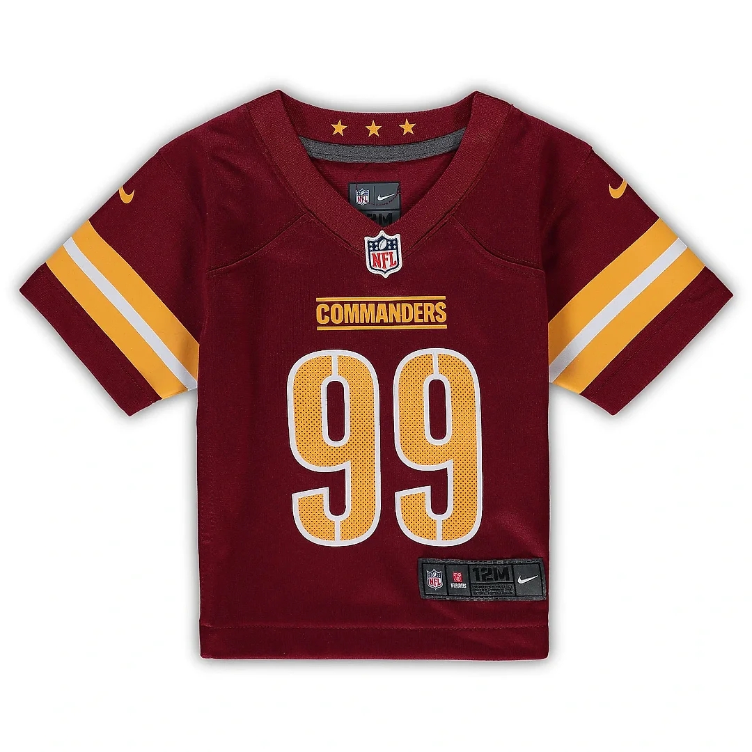Zennovawear Infant Washington Commanders Chase Young Burgundy Game Jersey