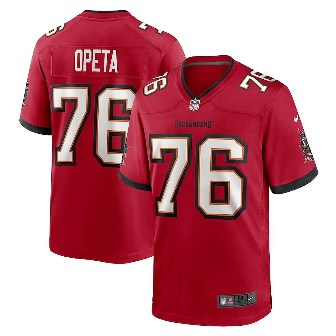 Zennovawear Iosua Opeta 76 Tampa Bay Buccaneers Game Men Jersey - Red