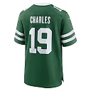 Zennovawear Irvin Charles 19 New York Jets Team Game Men Jersey - Legacy Green