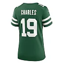 Zennovawear Irvin Charles 19 New York Jets Women's Team Game Jersey - Legacy Green