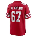 Zennovawear Isaac Alarcon 67 San Francisco 49ers Team Game Men Jersey - Scarlet