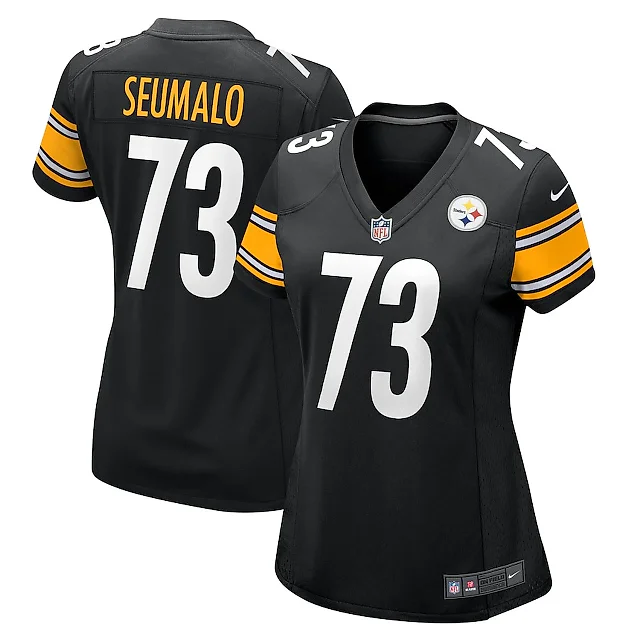Zennovawear Isaac Seumalo 73 Pittsburgh Steelers Women's Game Jersey - Black
