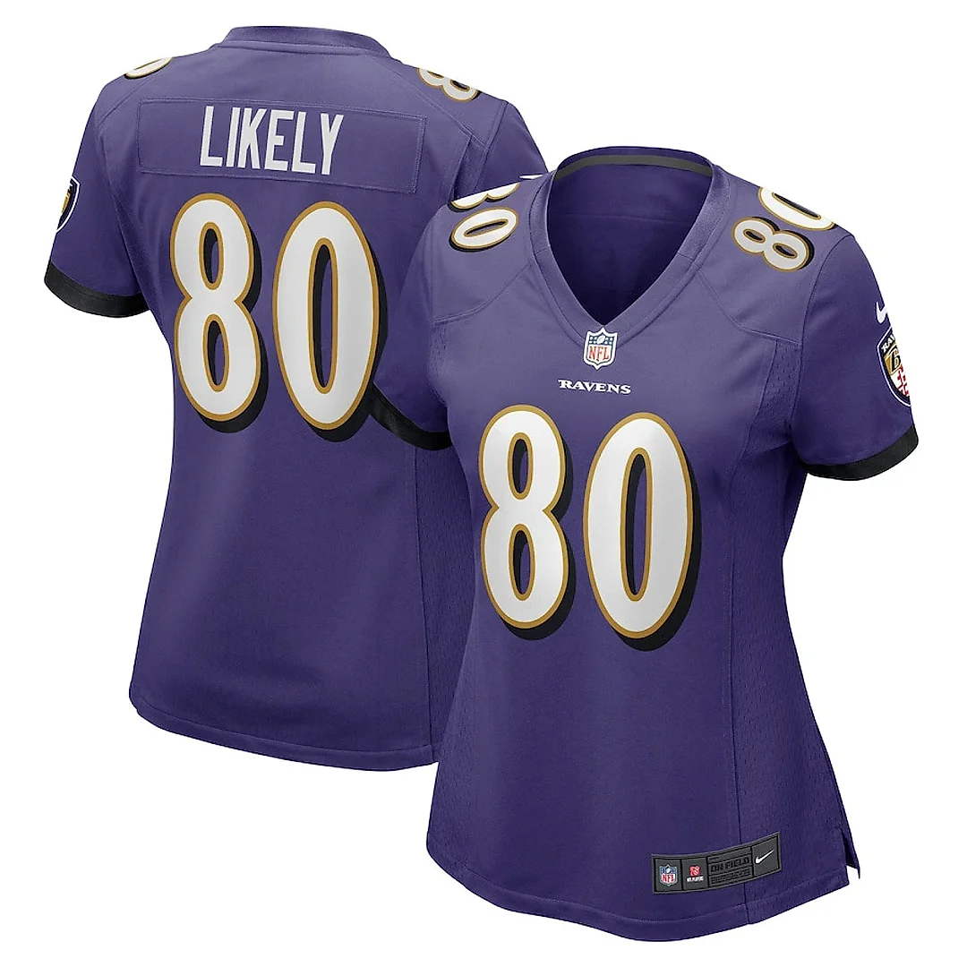 Zennovawear Isaiah Likely 80 Baltimore Ravens Women's Game Jersey - Purple