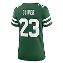 Zennovawear Isaiah Oliver 23 New York Jets Women's Team Game Jersey - Legacy Green