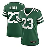 Zennovawear Isaiah Oliver 23 New York Jets Women's Team Game Jersey - Legacy Green