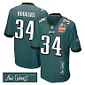 Zennovawear Isaiah Rodgers 34 Philadelphia Eagles Super Bowl LIX Champions Patch 'New Orleans - Where Passion Ignites' EMBROIDERED Game Men Jersey...