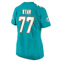 Zennovawear Isaiah Wynn 77 Miami Dolphins Women's Game Jersey - Aqua