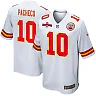 Zennovawear Isiah Pacheco 10 Kansas City Chiefs AFC Champions Patch Game Men Jersey - White