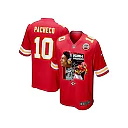Zennovawear Isiah Pacheco 10 Kansas City Chiefs Pachinko Machine Game YOUTH Jersey - Red