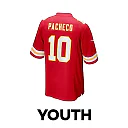 Zennovawear Isiah Pacheco 10 Kansas City Chiefs Pachinko Machine Game YOUTH Jersey - Red