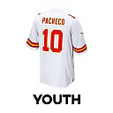 Zennovawear Isiah Pacheco 10 Kansas City Chiefs Pachinko Machine Game YOUTH Jersey - White