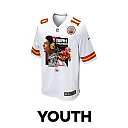 Zennovawear Isiah Pacheco 10 Kansas City Chiefs Pachinko Machine Game YOUTH Jersey - White