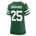 Zennovawear Israel Abanikanda 25 New York Jets Women's Team Game Jersey - Legacy Green