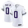 Zennovawear Ivan Pace Jr 0 Minnesota Vikings Alternate Game Men Jersey - White