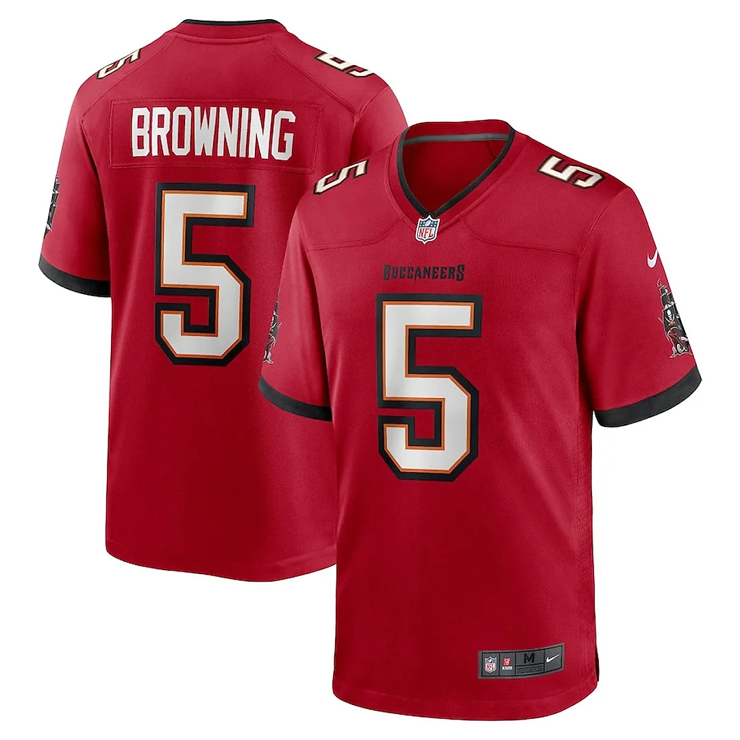 Zennovawear Jack Browning 5 Tampa Bay Buccaneers Game Men Jersey - Red
